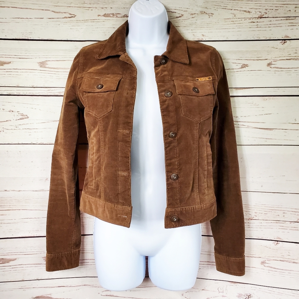 South Pole brown corduroy jacket blazer Size S